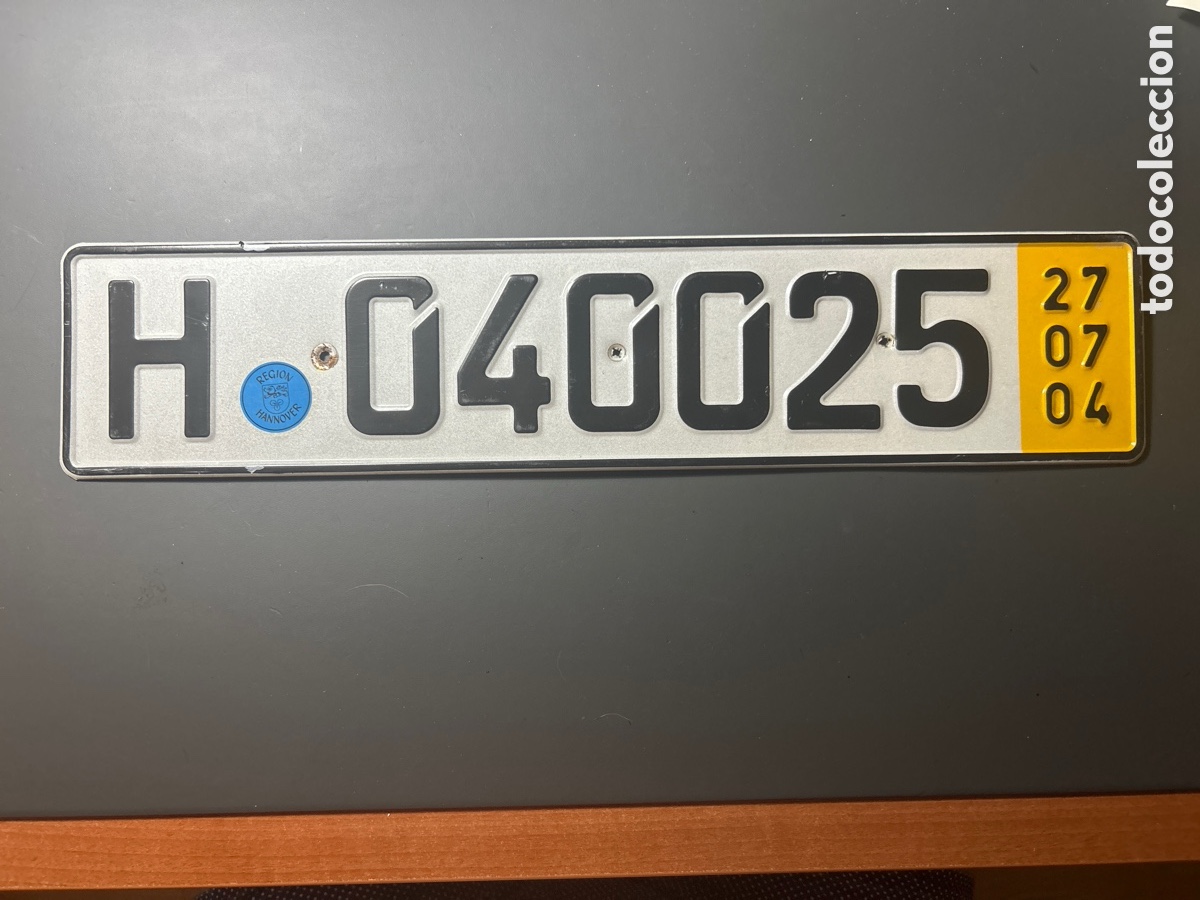 Coches y motocicletas: Matr&iacute;cula coche Alem&aacute;n - Foto 1