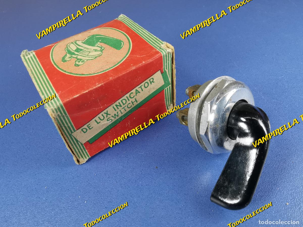 Autos und Motorr&auml;der: LLAVE CONTACTO INTERRUPTOR LUCES MOTOCICLETA AUTOMOVIL A&Ntilde;OS 50-NUEVO SIN USO-MADE IN GERMANY
