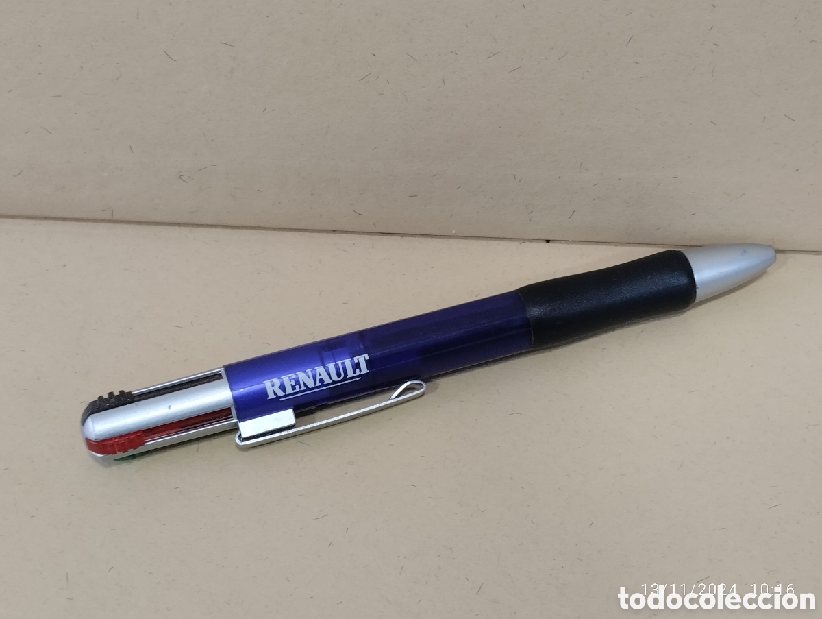 Autos und Motorr&auml;der: BOLIGRAFO PUBLICITARIO RENAULT CUATRO COLORES NO PINTA ES MAS PARA COLECCI&Oacute;N
