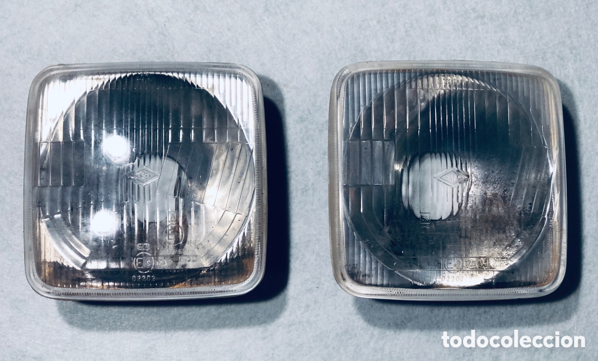 Autos und Motorr&auml;der: FAROS DE TRACTOR EBRO KUBOTA MARCA RINDER 15 X 15 CMTS USADOS ANTIGUOS ORIGINALES