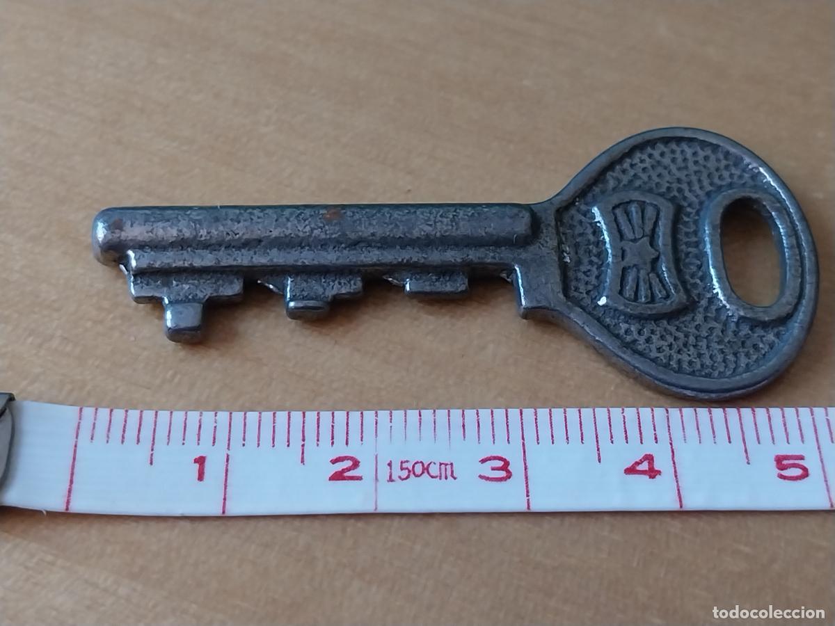 Autos und Motorr&auml;der: LLAVE PLANA CROMADA USADA 5,1CM LARGO ORIGINAL ANTIGUA