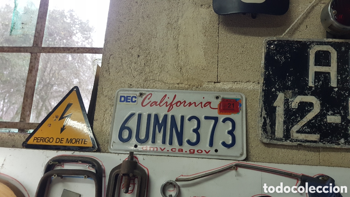 Autos und Motorr&auml;der: Matr&iacute;cula Coche Americano