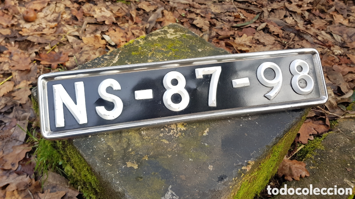 Coches y Motocicletas: Antigua Matr&iacute;cula Portuguesa