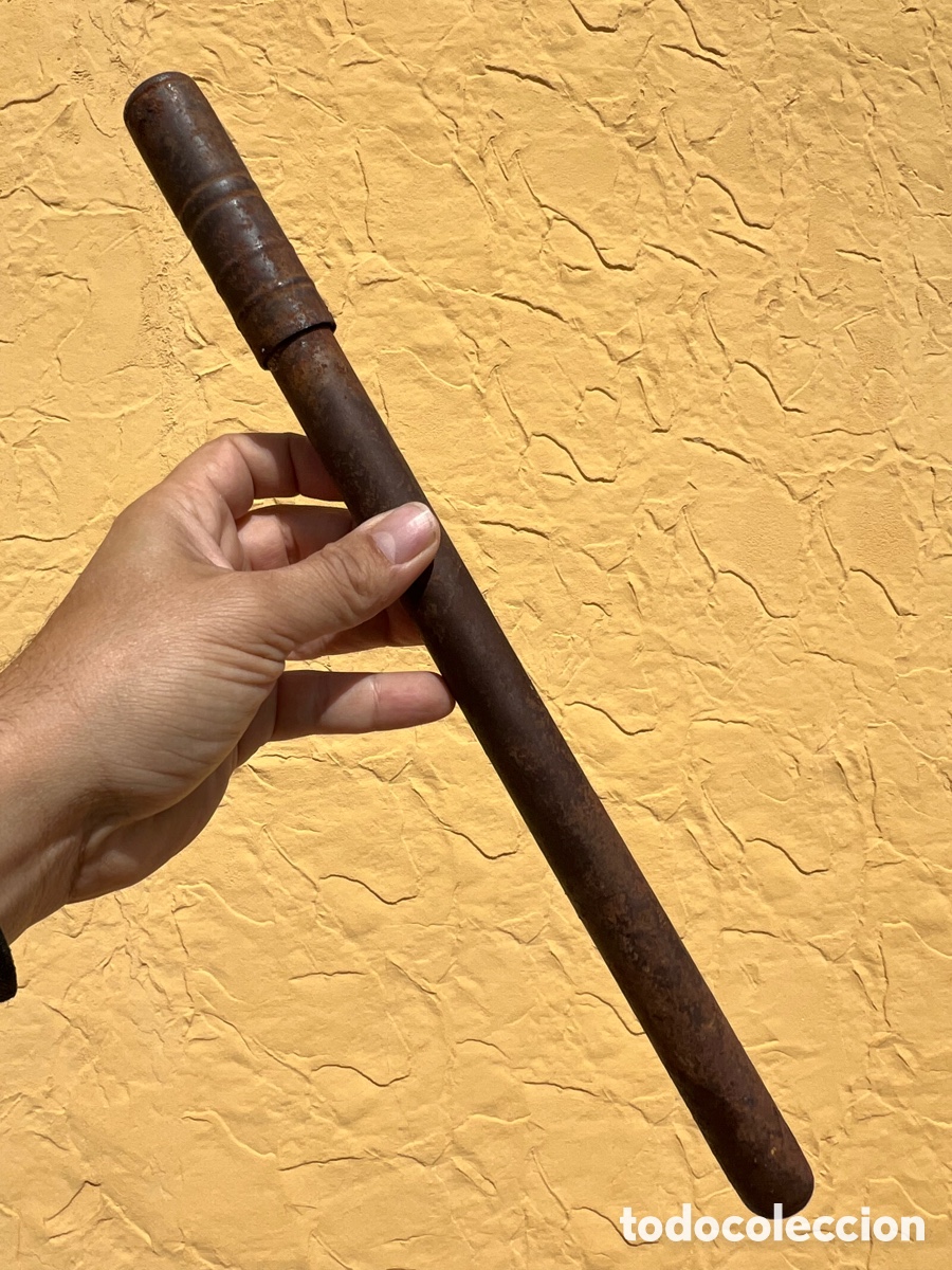 Coches y Motocicletas: Antigua Bomba de Aire, Hinchador. De metal