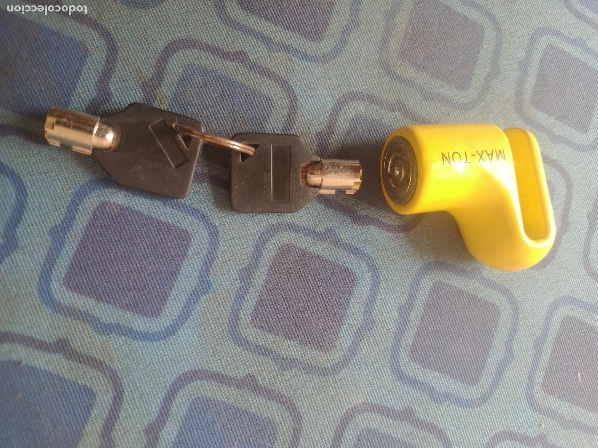 Voitures et Motocyclettes: Candado de disco Moto Maxton