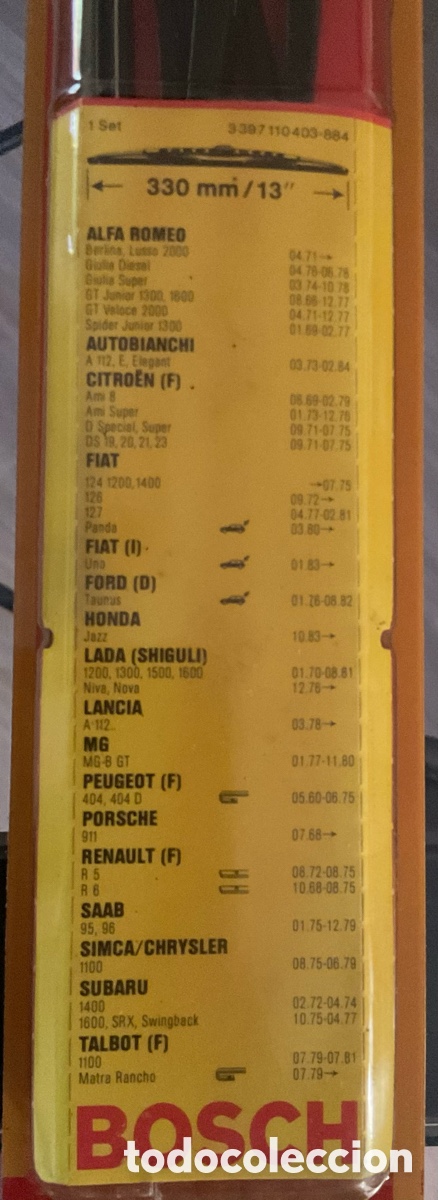 Voitures et Motocyclettes: Limpiaparabrisas BOSCH