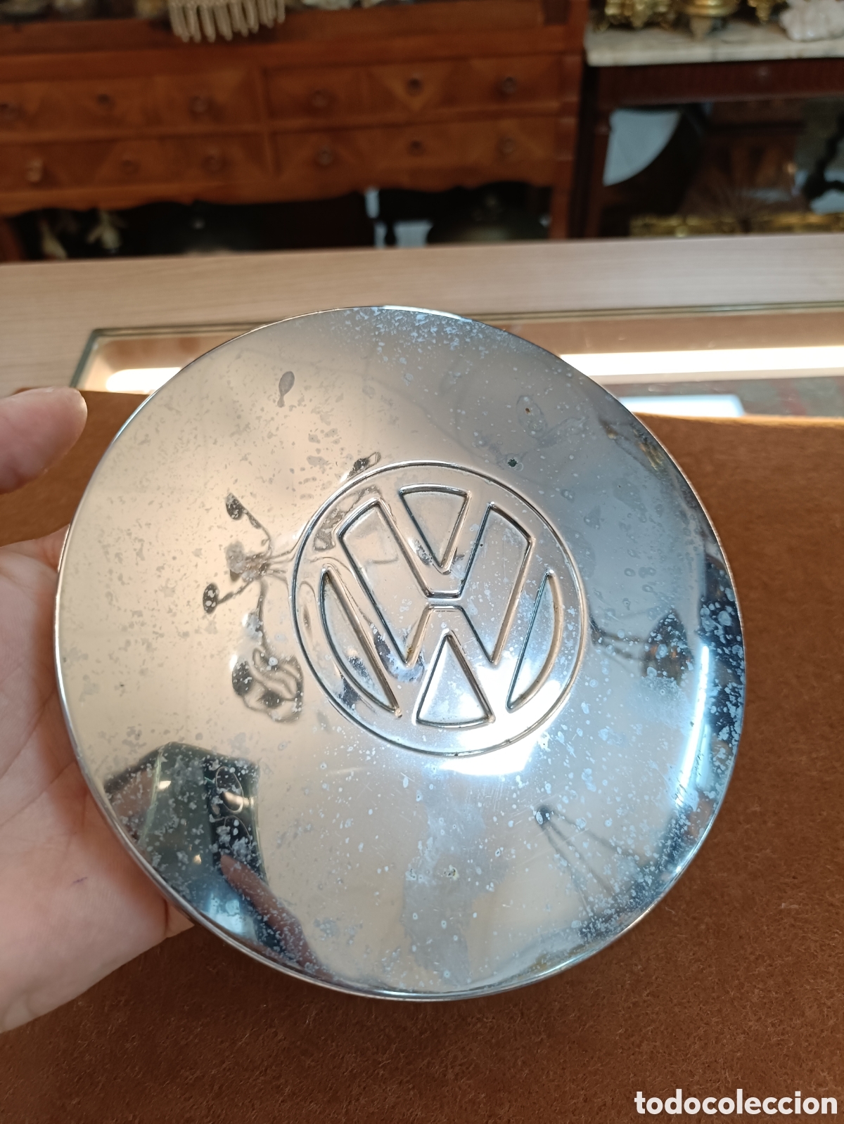 Autos und Motorr&auml;der: Tapacubos Acero originales Volkswagen cl&aacute;sico