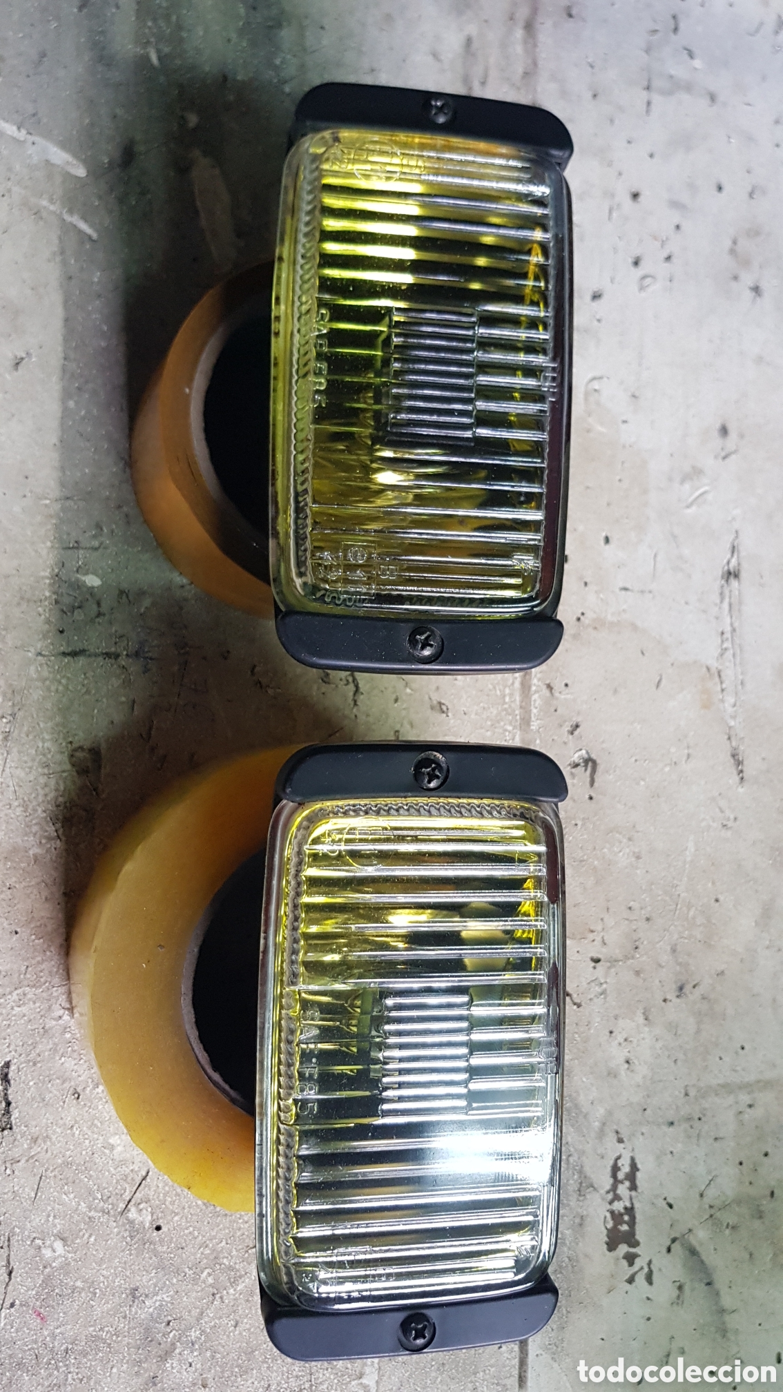 Voitures et Motocyclettes: Pareja de antinieblas delanteros amarillos