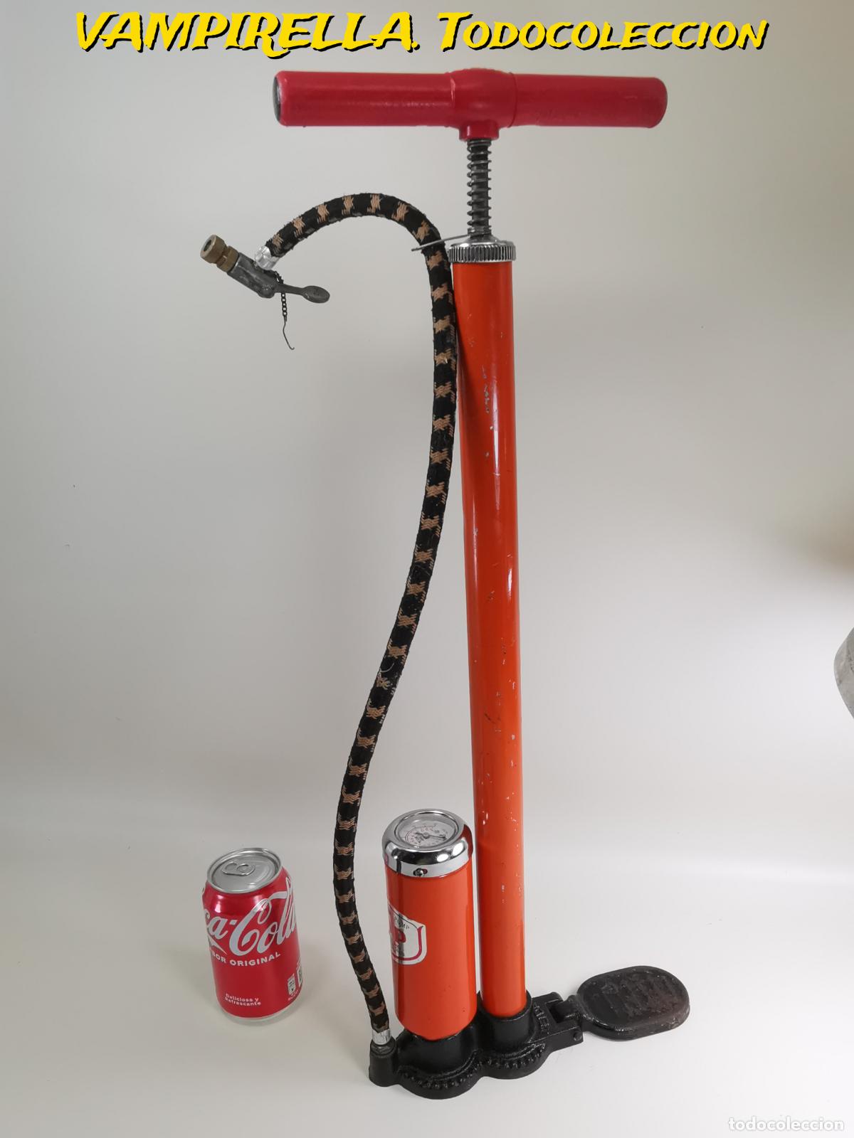 Autos und Motorr&auml;der: ANTIGUO INFLADOR DE RUEDAS BOMBA AIRE INFLADO JAPON A&Ntilde;OS 60Vintage Meidai Deluxe High Pressure Tire