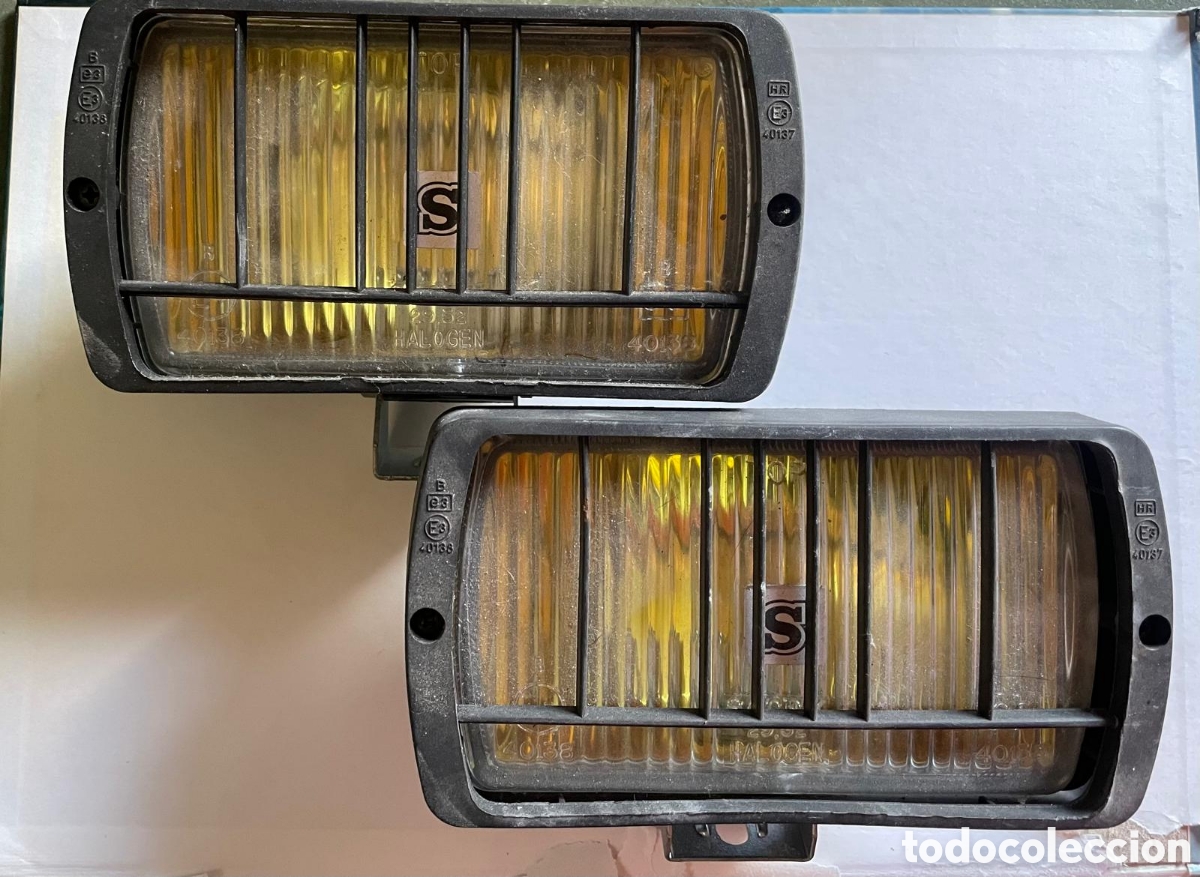 Autos und Motorr&auml;der: Faros auxiliares antiniebla vintage - car45
