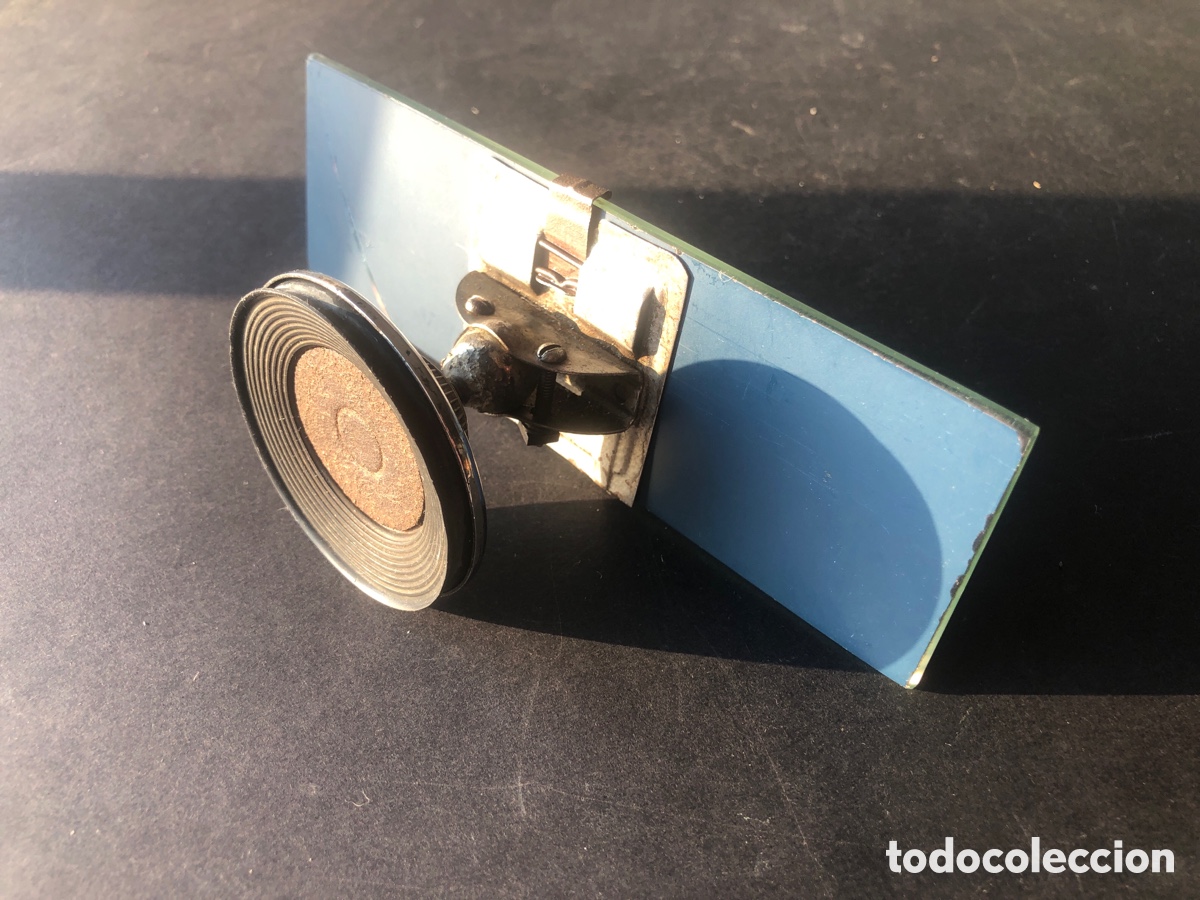 Autos und Motorr&auml;der: Antiguo y raro espejo retrovisor interior para coche clasico