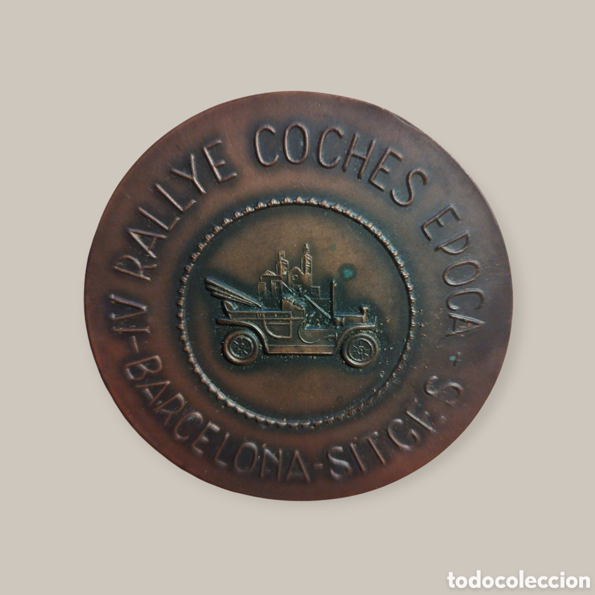 Automobili e Motociclette: PLACA IV RALLYE COCHES EPOCA BARCELONA - SITGES