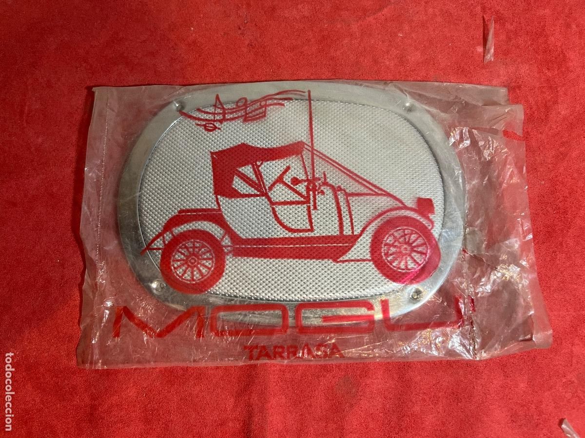 Coches y motocicletas: Embellecedor cromado Mogu &ndash; Terrassa &ndash; rejilla para altavoz &ndash; coches cl&aacute;sicos o radios antiguas &ndash; vi
