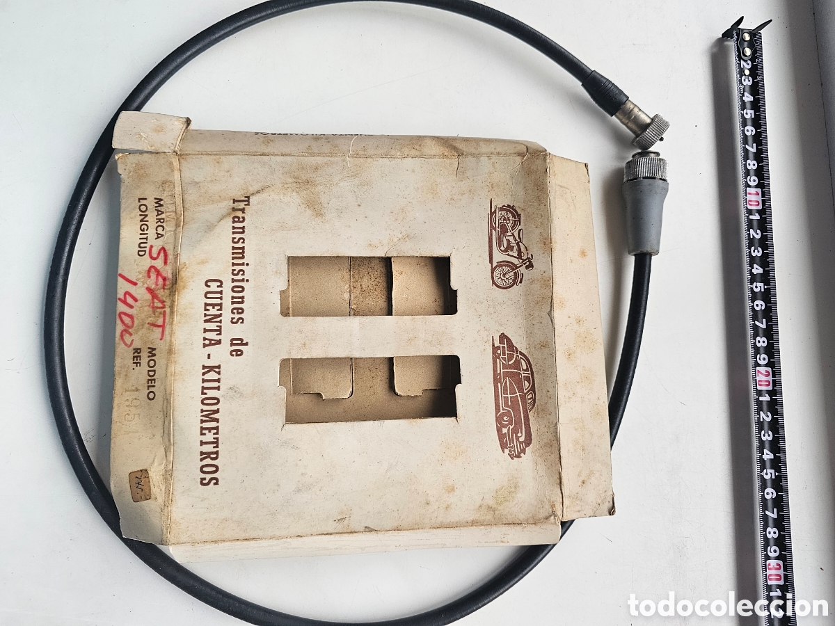 Autos und Motorr&auml;der: Recambio para coche cl&aacute;sico Cable para transmisi&oacute;n Cuenta Kil&oacute;metros Seat 1400 1970s
