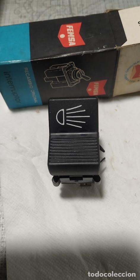 Coches y Motocicletas: Seat 124-1430 -128 Inrerruptor luces marca Femsa,a estrenar.4 pines