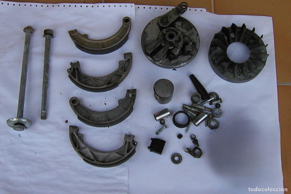 Coches y Motocicletas: LOTE DE VARIAS PIEZAS VESPINO ALX ZAPATAS FRENO, TAMBOR PORTA ZAPATAS, ETC D&Eacute;CADA 80