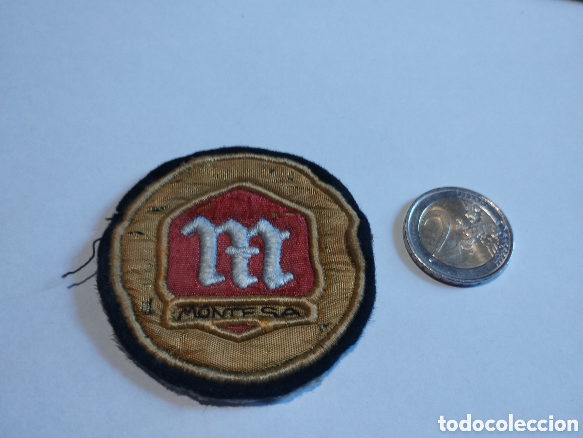 Coches y Motocicletas: Parche de ropa original de &eacute;poca de Montesa
