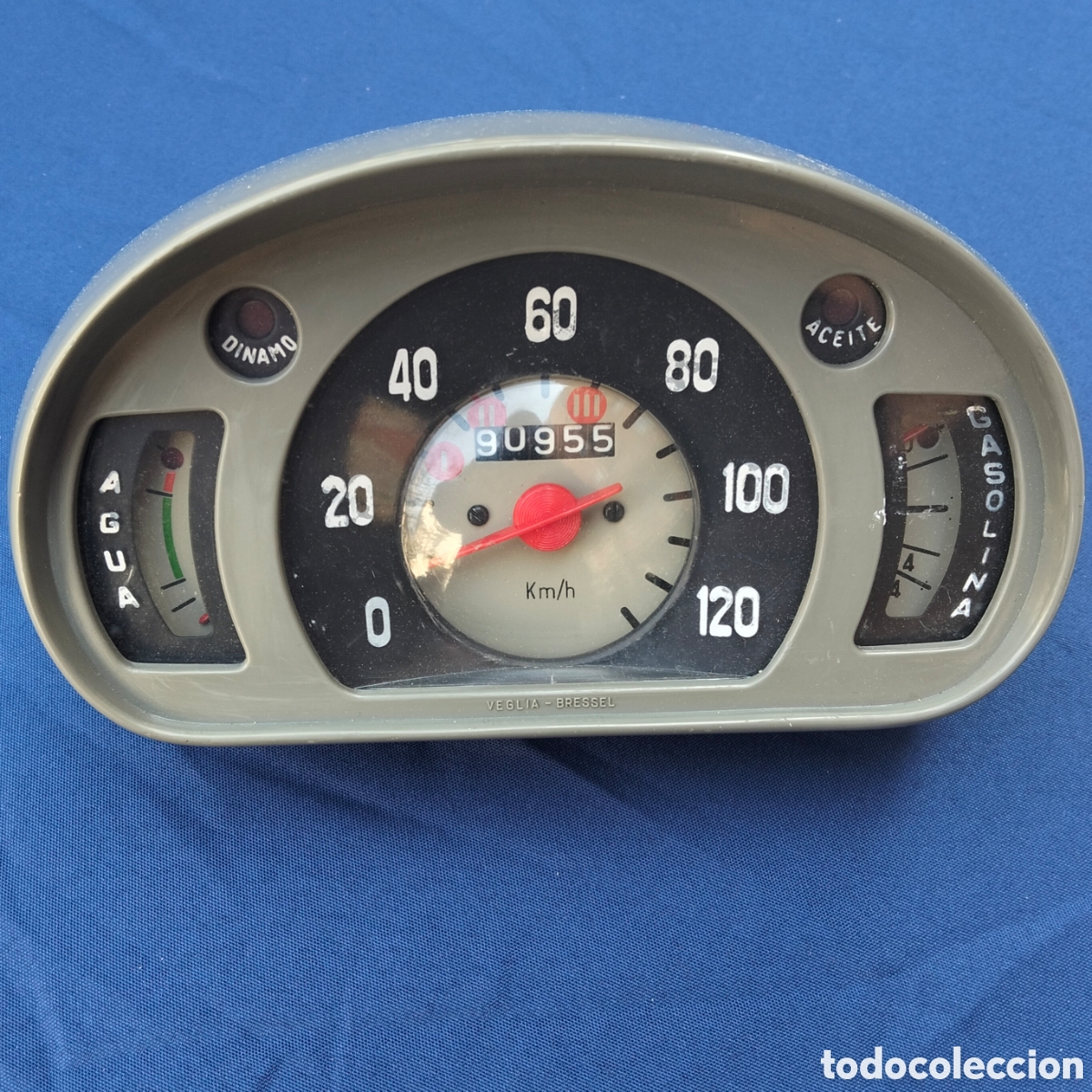 Automobili e Motociclette: Antiguo veloc&iacute;metro - cuentakil&oacute;metros para SEAT 600, (600 D o 600 E)