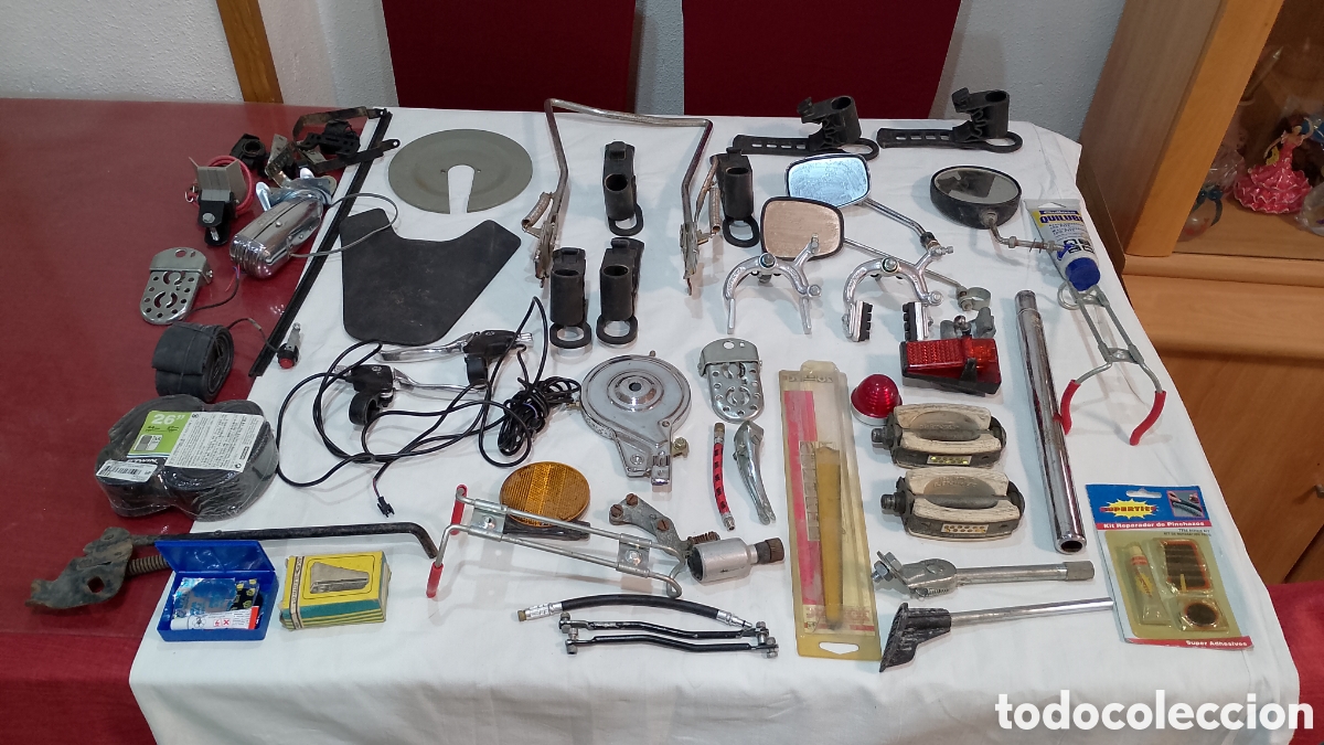 Coches y Motocicletas: Gran lote de repuestos para bicicletas