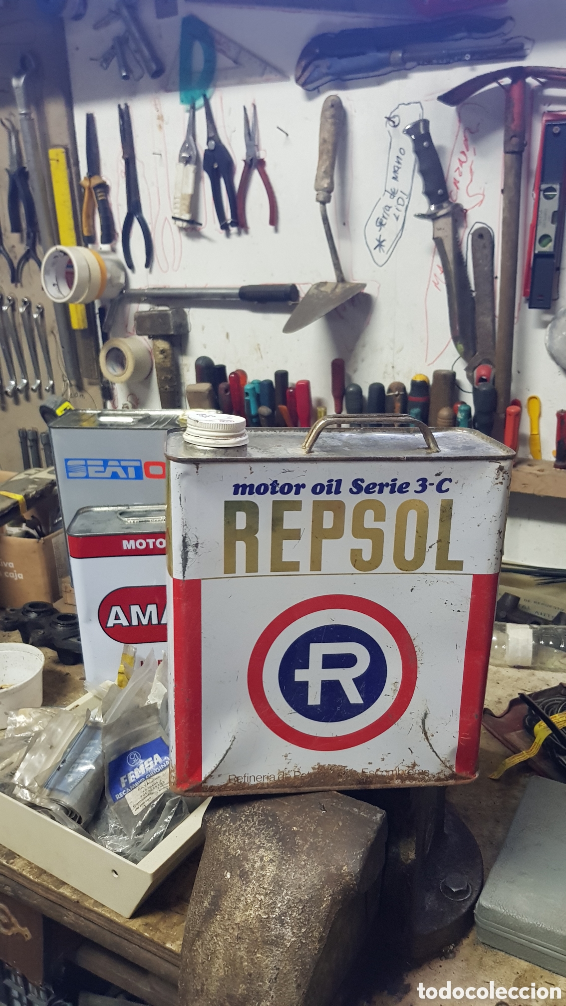 Coches y Motocicletas: Lata De Aceite Repsol