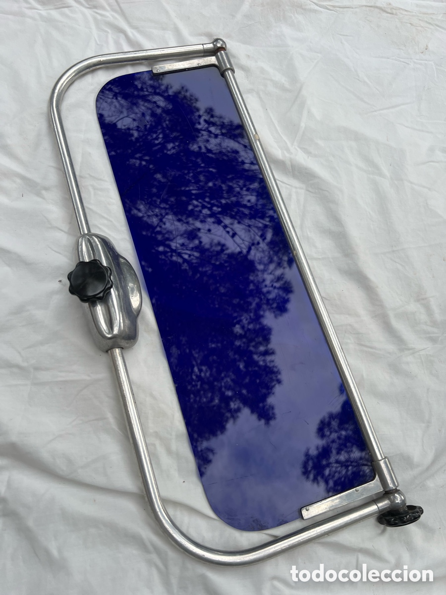 Coches y Motocicletas: Parasol exterior interior cristal azul tintado accesorio &eacute;poca coche cl&aacute;sico