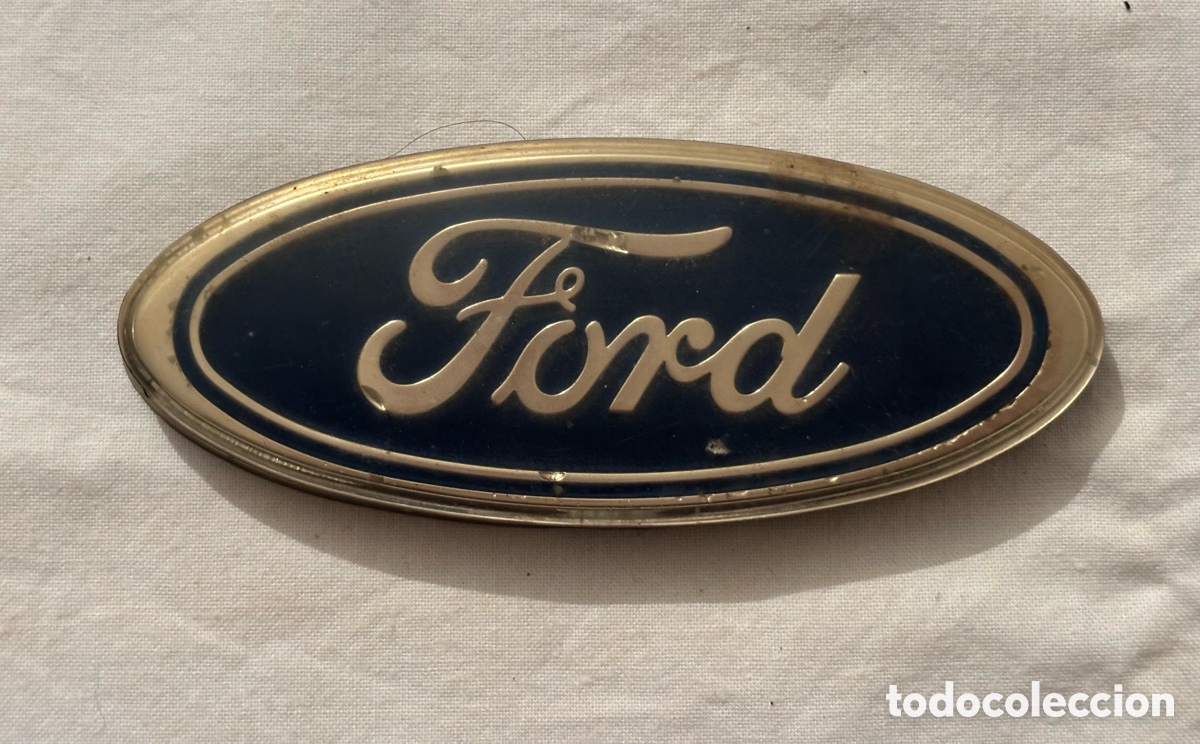 Coches y Motocicletas: Antigua placa logo ford