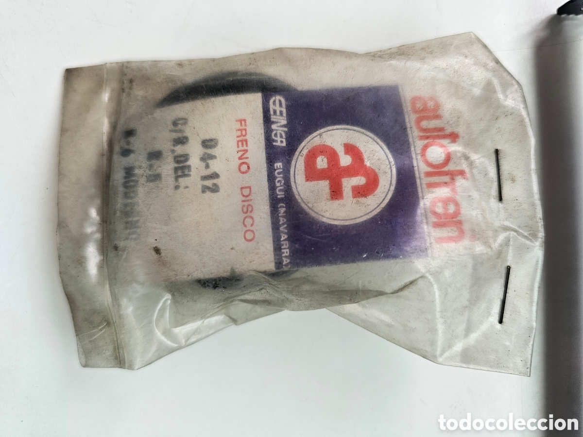 Coches y Motocicletas: Recambio para coche cl&aacute;sico Gomas Autofren Sein S.A Eugui Navarra 1970s Gomas Freno disco