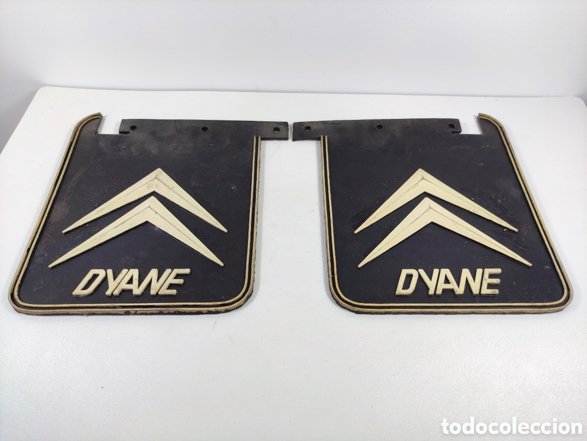 Coches y Motocicletas: Juego de guardabarros traseros de goma para Citro&euml;n Dyane a&ntilde;os 70