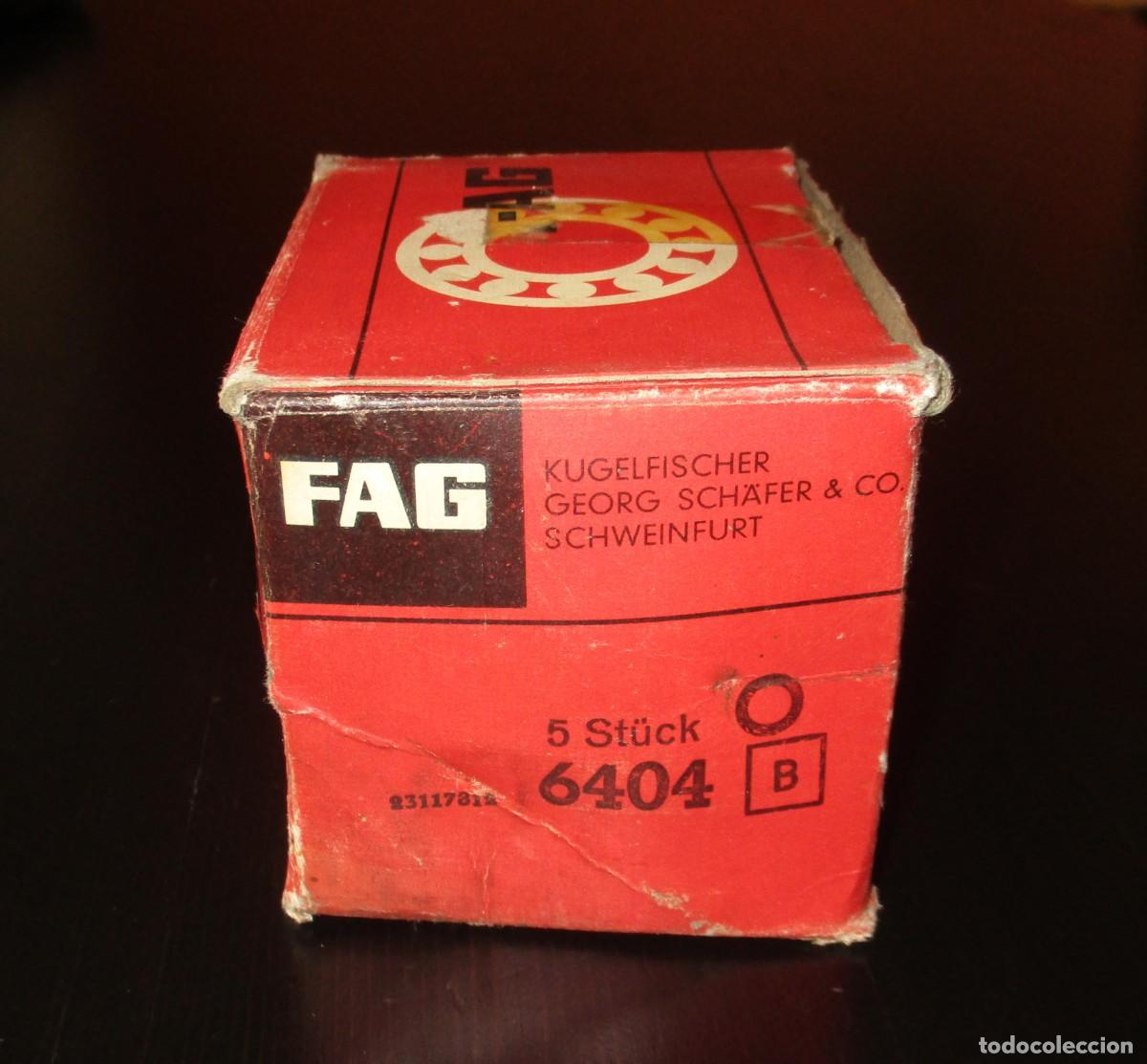 Voitures et Motocyclettes: DOS RODAMIENTOS DE BOLAS DE UNA HILERA FAG 6404-A. 20 X 72 X 19 MM.