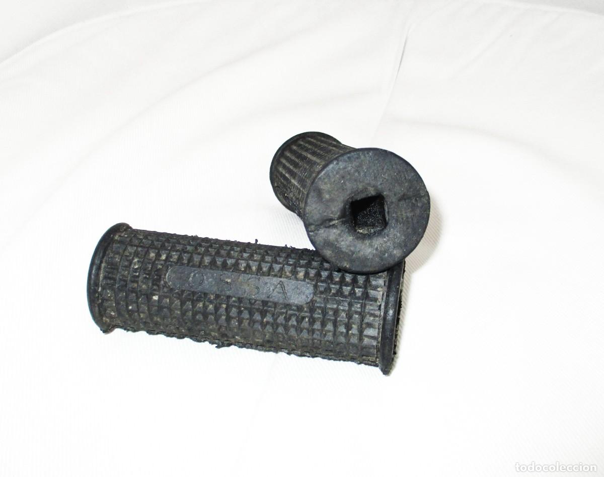 Coches y Motocicletas: PAREJA DE ESTRIBERAS DE GOMA PARA OSSA. CUADRADAS.