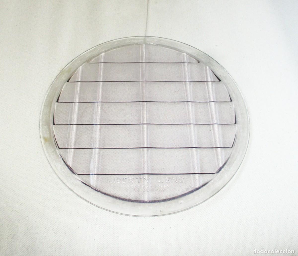 Coches y Motocicletas: CRISTAL LIBERTY LENS DE 24 CMS. ORIGINAL DE LOS A&Ntilde;OS 20 PARA FAROS DE AUTOS CL&Aacute;SICOS AMERICANOS.