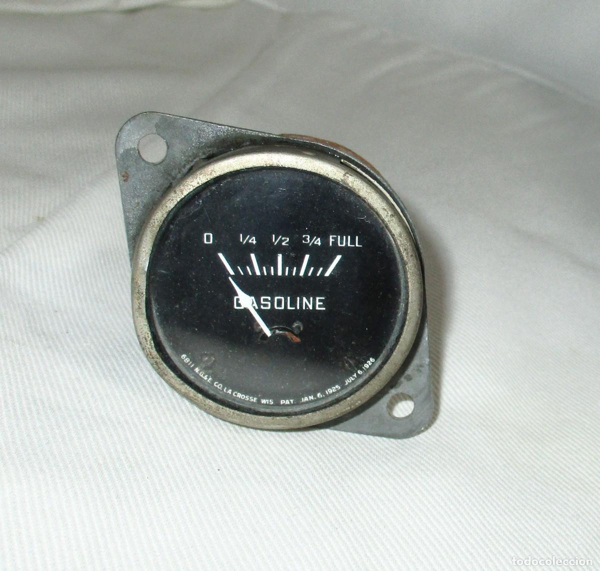 Coches y Motocicletas: INDICADOR DE NIVEL DE GASOLINA N.G.S.E. LA CROSSE PARA AUTOS CL&Aacute;SICOS AMERICANOS. GASOLINE GAUGE.
