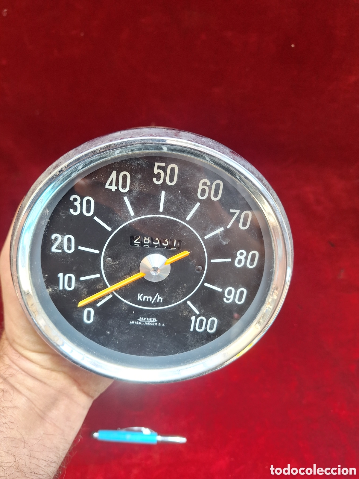 Coches y Motocicletas: Velocimetro Pegaso! Marca Jaeger.