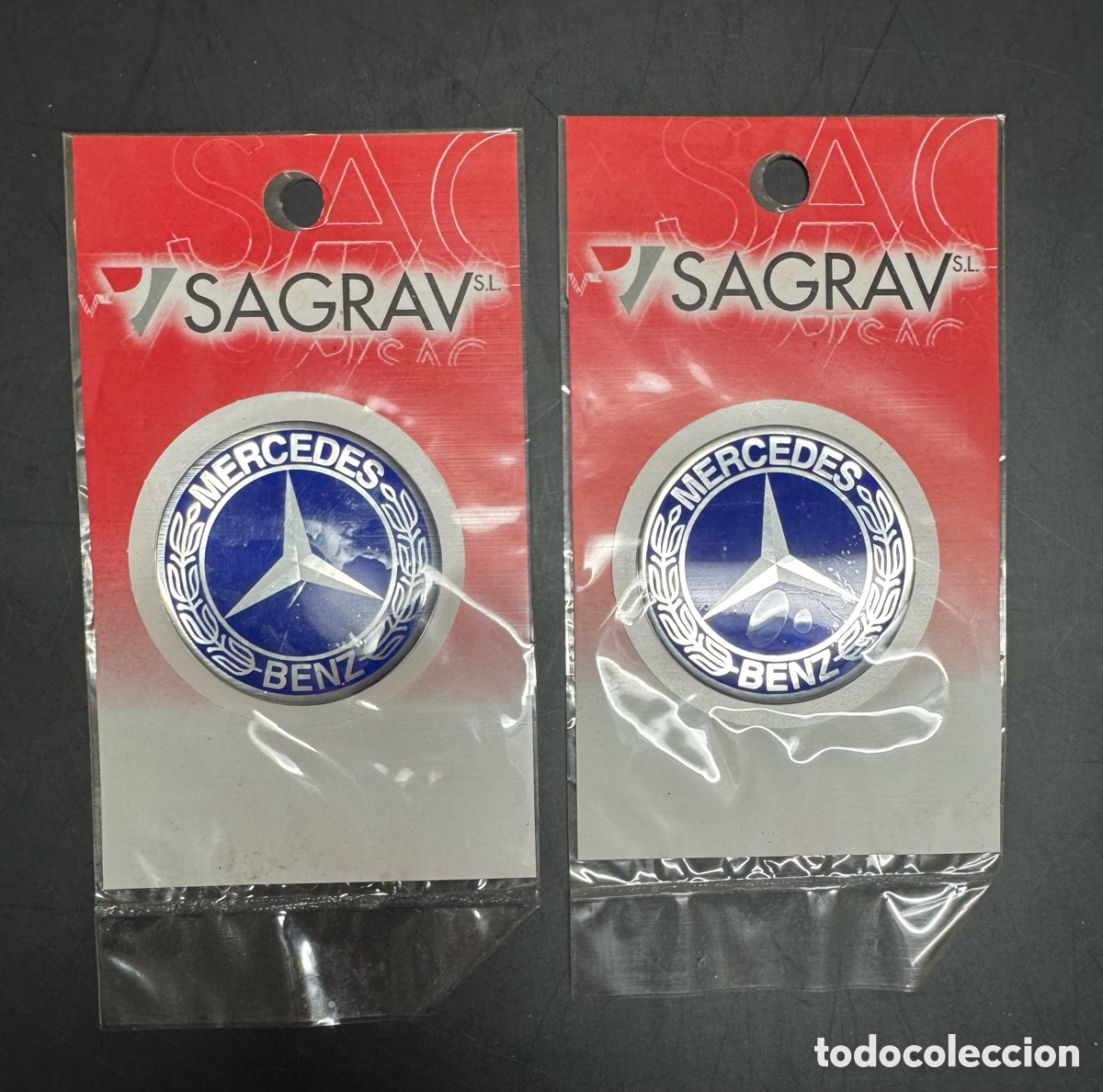 Carros e motociclos: Anagramas en pl&aacute;stico blando adhesivos 60mm Mercedes Benz