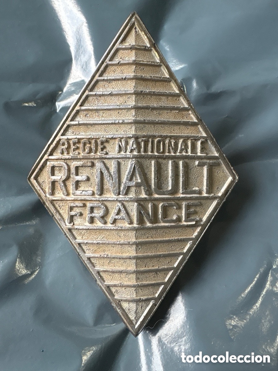 Coches y Motocicletas: Antigua insignia de Renault francesa (A18)