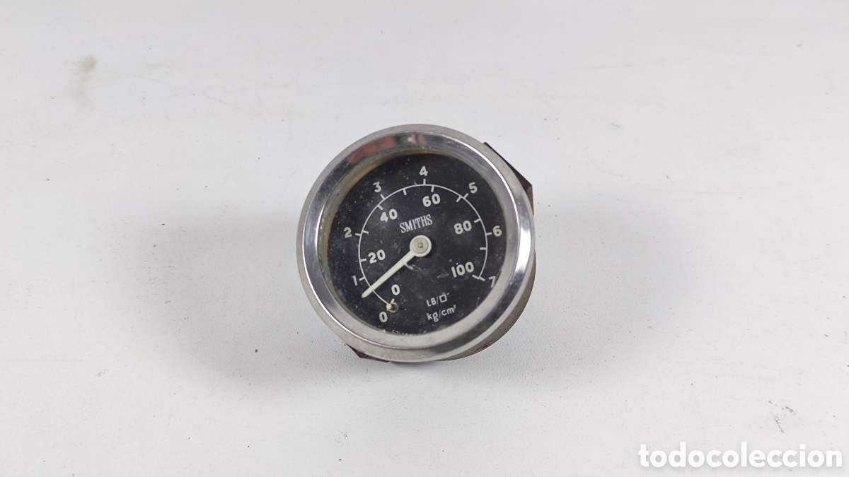 Automobili e Motociclette: Reloj de presi&oacute;n de aceite SMITHS made in England 50 mm de di&aacute;metro