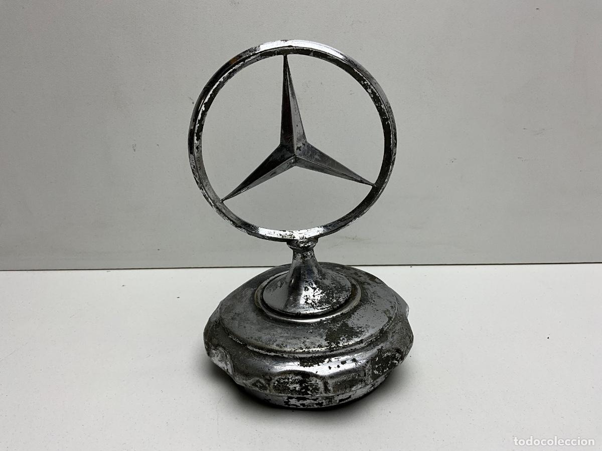 Coches y Motocicletas: MASCOTA - EMBLEMA - TAP&Oacute;N DE RADIADOR - ANTIGUO COCHE MERCEDES - EMBLEMA GIRATORIO