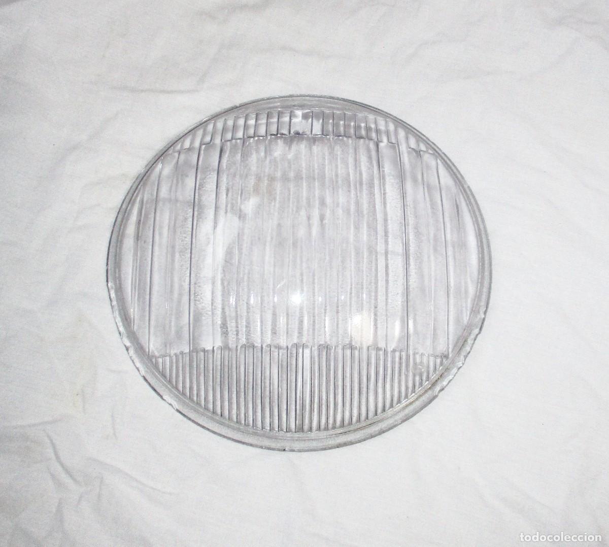 Automobili e Motociclette: CRISTAL ARTES CURVO DE 17 CMS. DE DI&Aacute;METRO PARA AUTOS O MOTOS CL&Aacute;SICOS. FABRICADO EN ESPA&Ntilde;A.