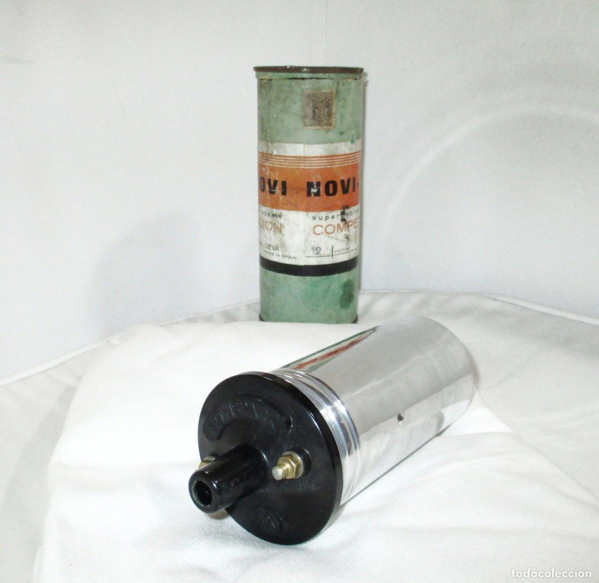 Automobili e Motociclette: ANTIGUA SUPER BOBINA DE COMPETICI&Oacute;N AL ACEITE NOVI-NOVI A 12 VOLTIOS. NOVISPARK. A ESTRENAR.