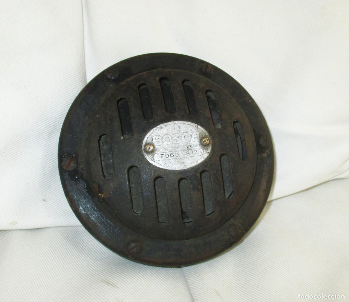 Coches y Motocicletas: BOCINA BOSCH FD6D S17. EMPLEADA EN MOTOS NSU, Z&Uuml;NDAPP, BMW Y OTRAS DE LOS A&Ntilde;OS TREINTA.