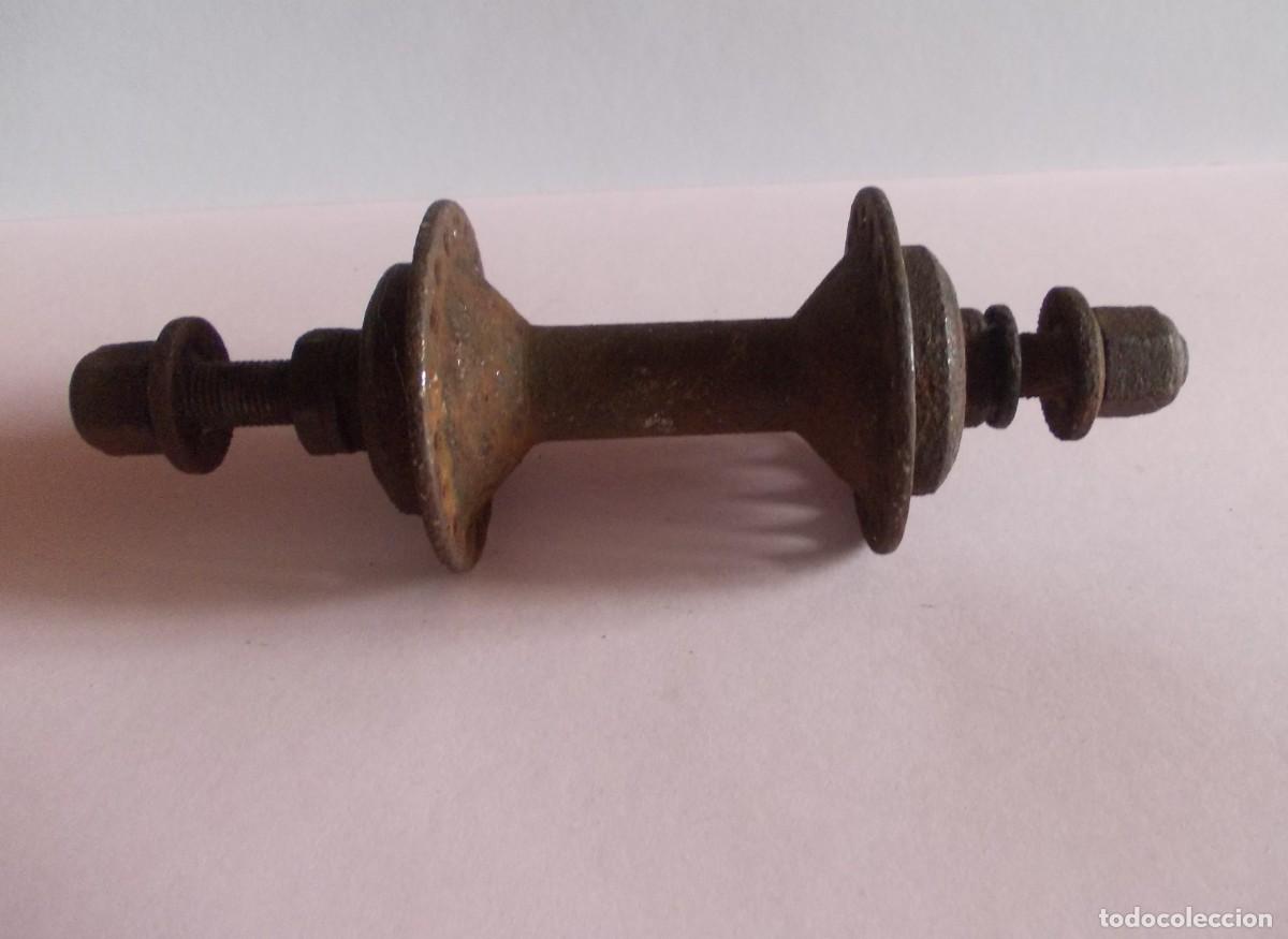 Coches y Motocicletas: Buje Rueda Delantera Bicicleta Retro Estilo Industrial Mec&aacute;nica Cl&aacute;sica Eje con Tuercas restauraci&oacute;n