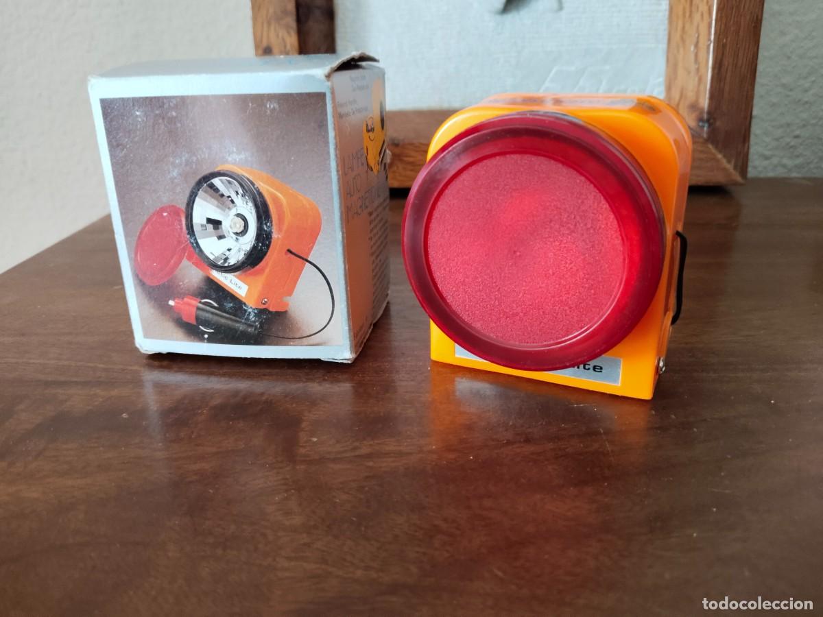 Coches y Motocicletas: Antigua Linterna magn&eacute;tica para autos y dem&aacute;s. Sin uso. Funcionando . Vintage.