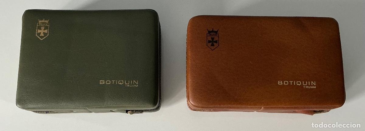 Coches y Motocicletas: Lote 2 Botiquines de Viaje Vintage TRUMM - A&ntilde;os 60/70 - Ideal Seat 600 y Coches Cl&aacute;sicos - Vintage