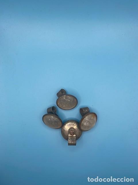 Coches y Motocicletas: Piloto reflecotor bicicleta blanco vintage lote 4 unidades