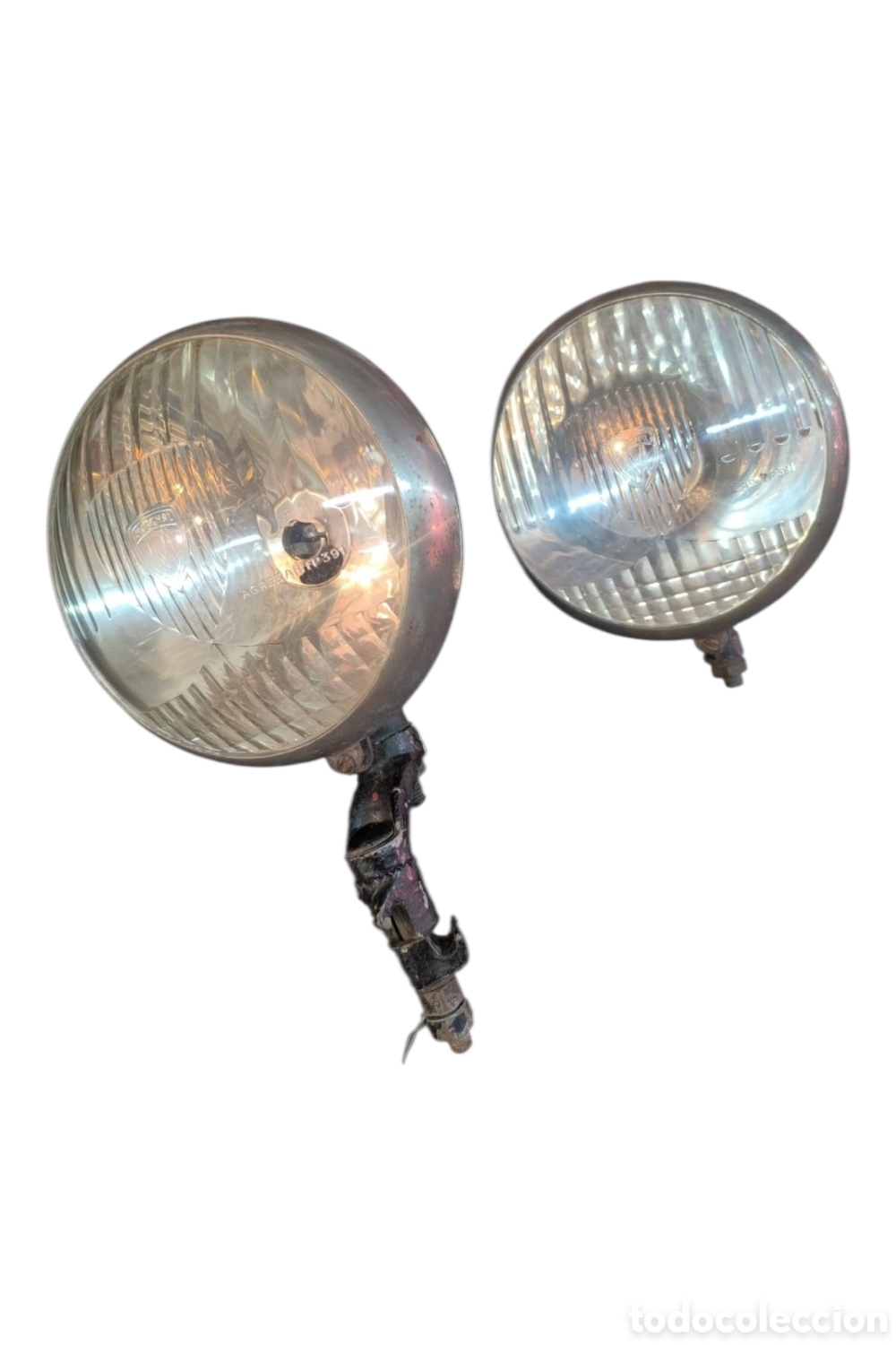 Coches y Motocicletas: Pareja de faros auxiliares originales de la marca francesa Marchal