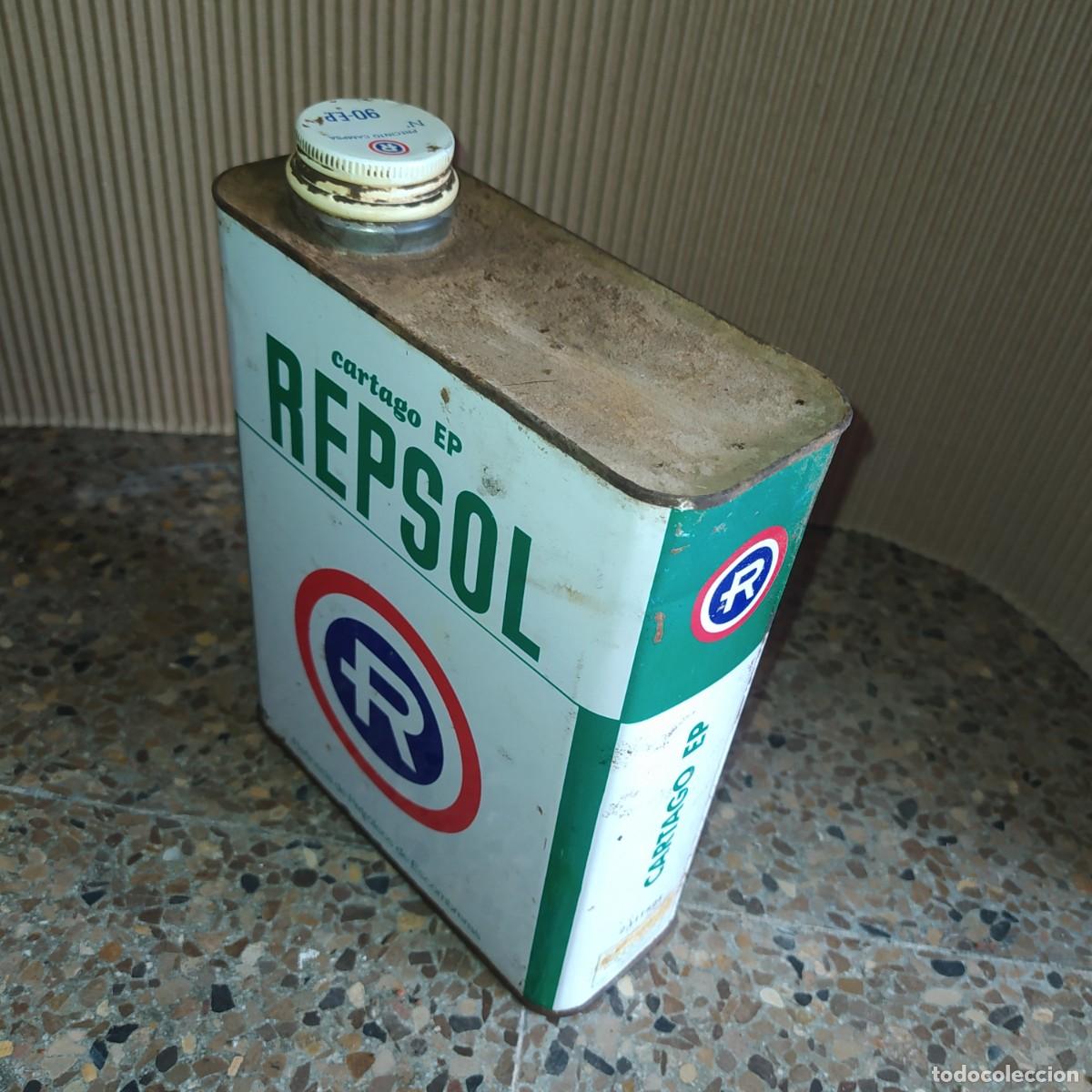 Coches y Motocicletas: Lata de aceite Repsol cartago EP 2 litros
