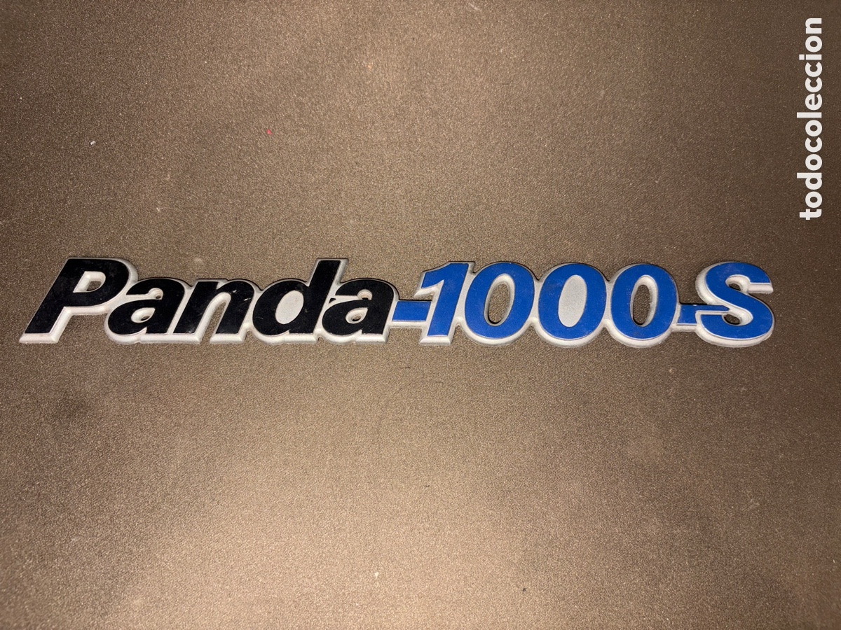 Coches y Motocicletas: Antiguo emblema o insignia PANDA-1000-S*original de epoca*ver fotos*