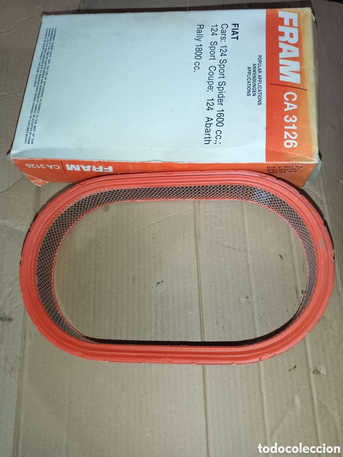 Coches y Motocicletas: Seat 124 Sport Spider filtro aire