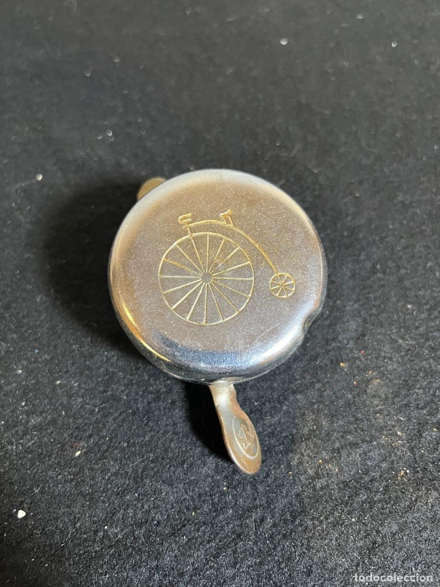 Coches y Motocicletas: Timbre Bicicleta Vintage Beta Italia Grabado Veloc&iacute;pedo Cromado A&ntilde;os 80 90 bici Vintage timbre campa