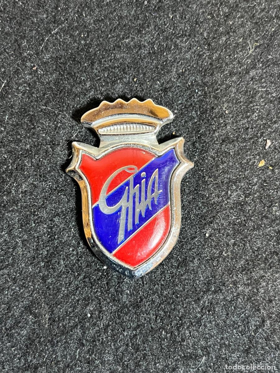 Autos und Motorr&auml;der: Emblema Ford Ghia Original 80BB-16098-AA Insignia Vintage Cl&aacute;sico A&ntilde;os 80 coche vehiculo mecanica he